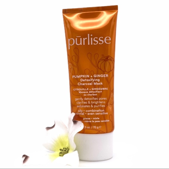 NEW Pürlisse Pumpkin + Ginger Detoxifying Charcoal Mask - Picture 7 of 15
